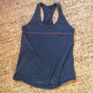 Patagonia tank with wave design